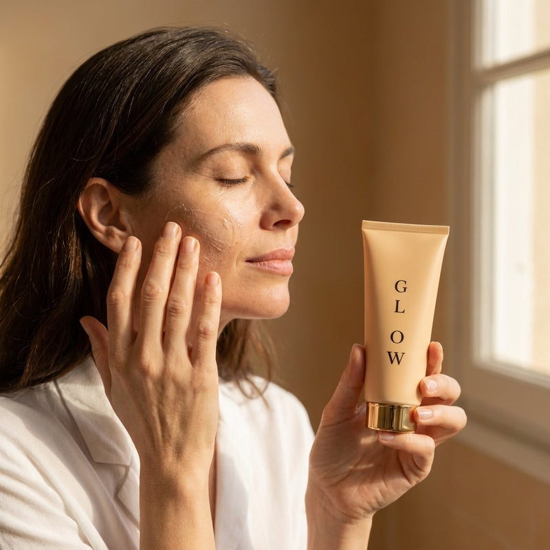Exfoliant Enzymatique GLOW GLOW - application du soin