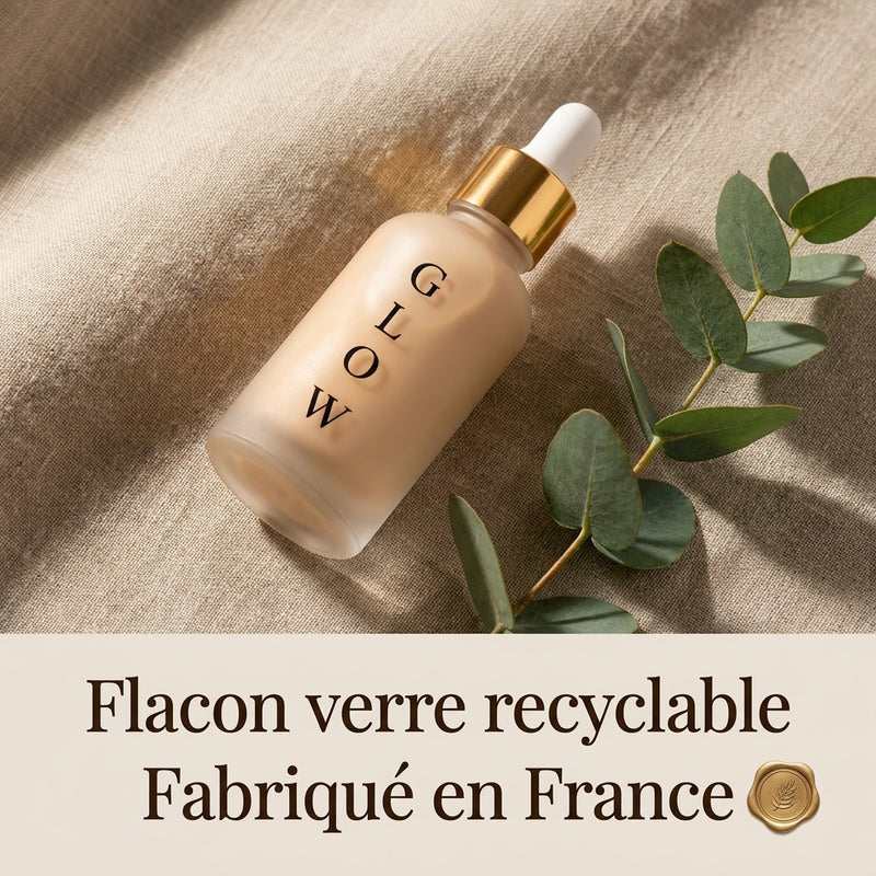 Flacon verre recyclable, fabriqué en France