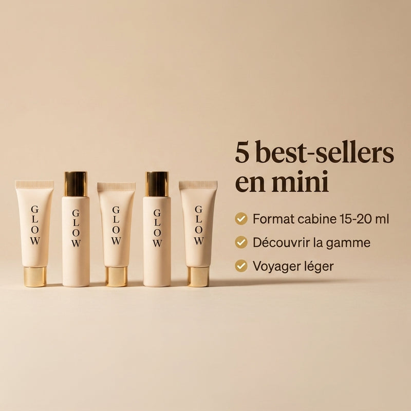 Kit Découverte - Format Voyage GLOW - bénéfices clés