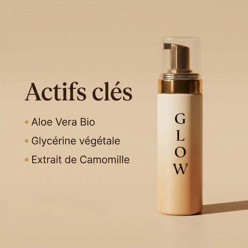 Mousse Nettoyante Cloud GLOW - actifs clés