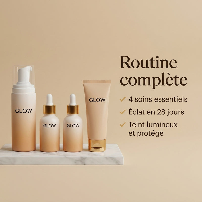 La Routine Éclat Complète GLOW - bénéfices clés