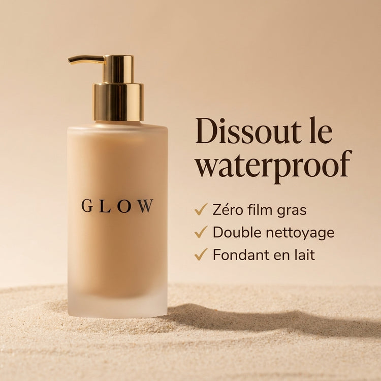 Huile Nettoyante Douce GLOW - bénéfices clés