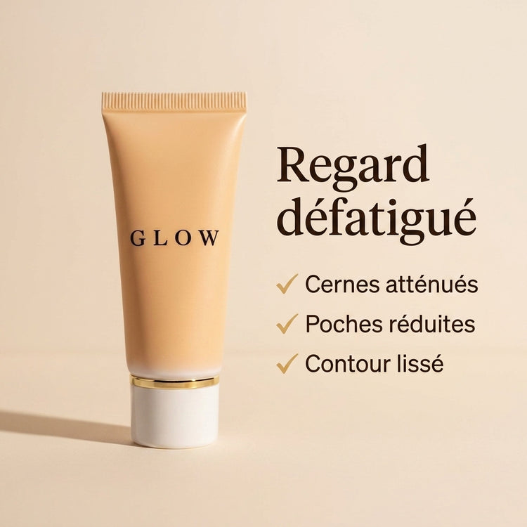 Crème Contour des Yeux Revitalisante GLOW - bénéfices clés