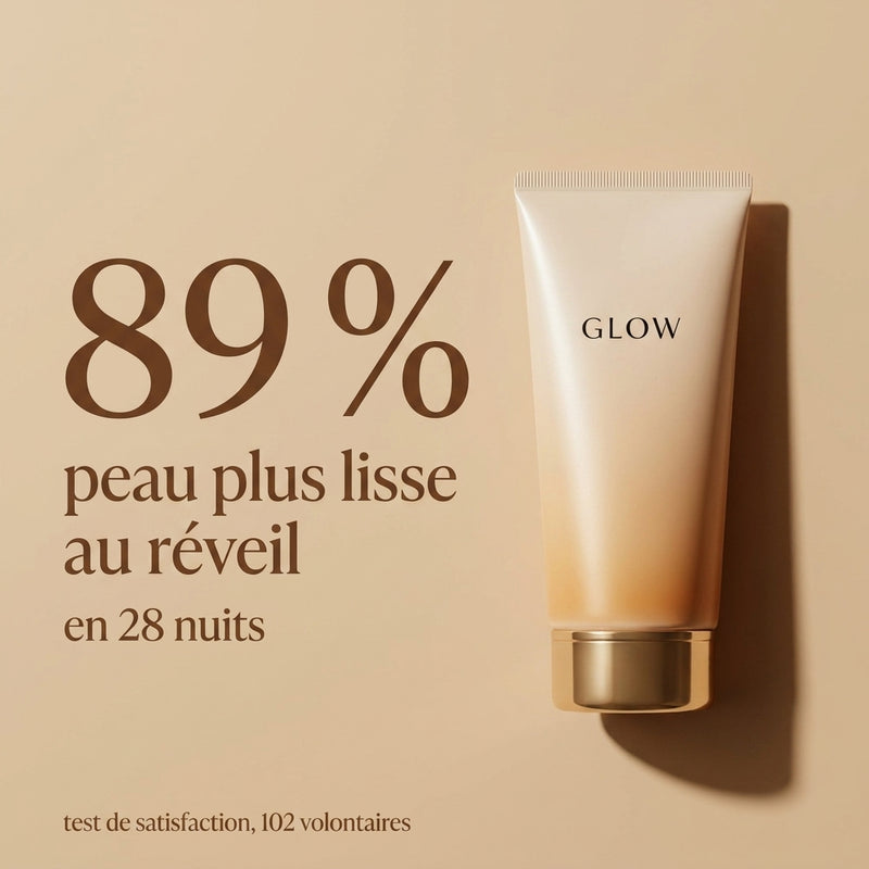 Crème Réparatrice Nuit GLOW - résultats mesurés