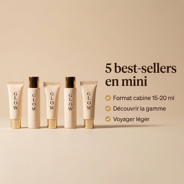 Kit Découverte - Format Voyage GLOW - bénéfices clés