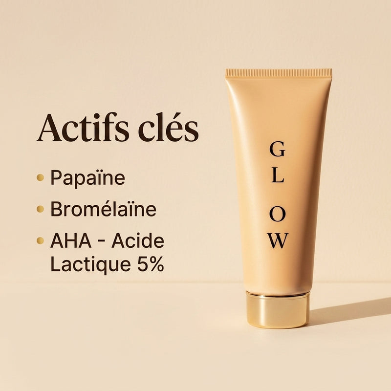 Exfoliant Enzymatique GLOW GLOW - actifs clés