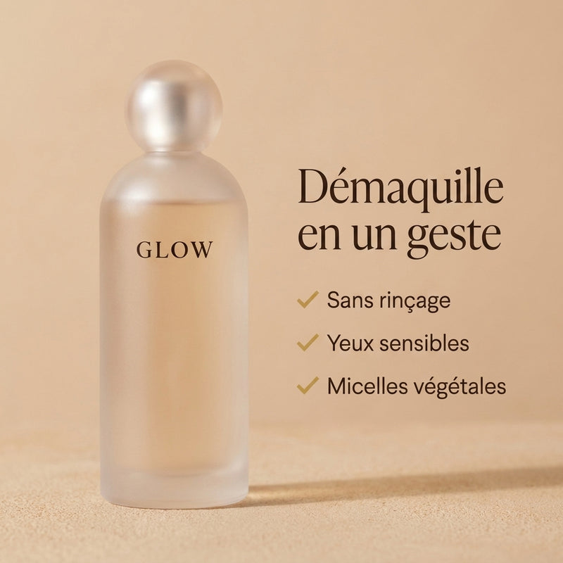 Eau Micellaire Nettoyante GLOW - bénéfices clés